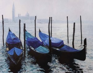 VENEZIA (SAN GIORGIO), olej, plátno na desce, 87 x 111 cm, 2011