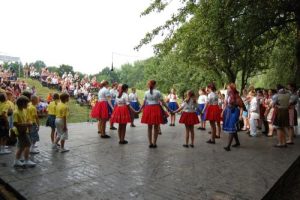 Z Mezinárodního folklorního festivalu ve Strážnici, archiv NÚLK Strážnice