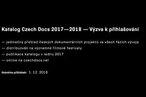 Výzva k přihlašování  projektů do katalogu CZECH DOCS 2017-2018