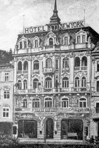 Historické foto - archiv Hotel Polonia