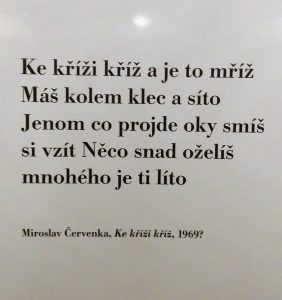 Miroslav Červenka, Ke kříži kříž, 1969?