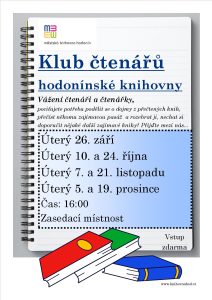 Klub čtenářů hodonínské knihovny