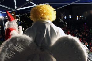 Mikulášská nadílka na jesenickém náměstí Foto: Archiv MKZ Jeseník