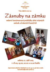 Zásnuby na zámku - kostýmované prohlídky 