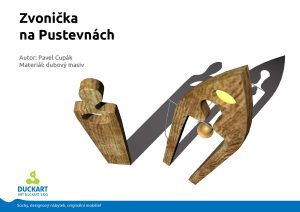 Vizualizace - zvonička na Pustevnách