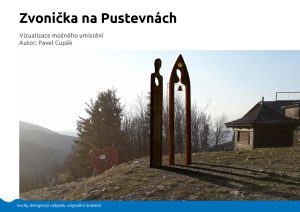 Vizualizace - zvonička na Pustevnách