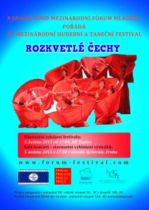 Rozkvetlé Čechy, plakát k festivalu