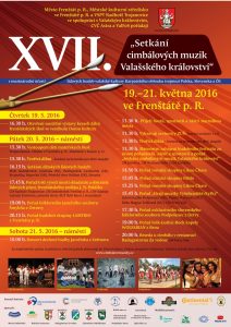 Setkání cimbálových muzik Valašského království 2016