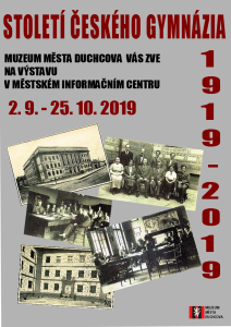 STOLETÍ ČESKÉHO GYMNÁZIA 191-2019