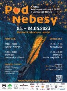 Plakát 9. ročníku festivalu pod Nebesy