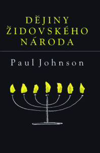 Obálka knihy Paula Johnsona Dějiny židovského národa (Academia, 1. vyd. 1995)