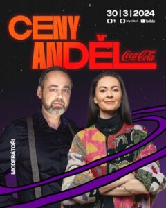 Moderátoři - Ceny Anděl Coca-Cola 2023