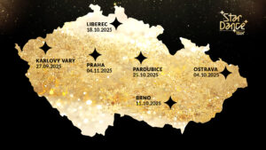 Mapa StarDance Tour